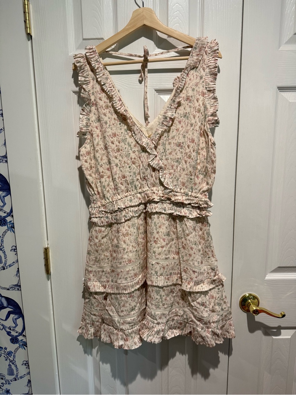 Stevie May Cream Floral Mini Dress